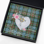 Gift For My Beautiful Girlfriend Necklace Valentine Necklace Clan Cathcart Tartan Cross Dancing Necklace Scottish Tartan Jewelry