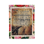 Scotstee Shop - Fleece Blanket - Personalized Trendy Gift Letter To Husband I love My Husband So Much Love Gifts Fleece Blanket