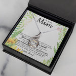 To My Amazing Mom Necklace From Son Little Boy You Taught Me Right Mom Birthday Gift For Her Mother's Day Phoenix Rising Necklace