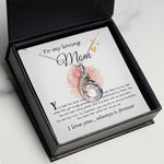 Rising Phoenix Necklace - Mom Necklace Gift, To My Loving Mom Neckalce, You Held Me When Times were Tough, You are My Rock