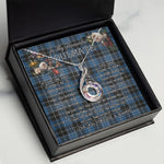To My Beautiful Soulmate Necklace In Your Eyes I Have Found My Home Clan Clergy Blue Tartan Rising Phoenix Necklace