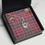 To My Beautiful Soulmate Necklace In Your Eyes I Have Found My Home Clan Udny Tartan Rising Phoenix Necklace