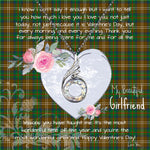 Rising Phoenix Necklace - Valentine Necklace Clan Chisholm Hunting Tartan Gift for Girlfriend, Gift for My Wife Rising Phoenix Necklace