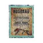 Scotstee Shop - Fleece Blanket - Customized Gift, Gift To My Husband Lovely Husband Letter Fleece Blanket