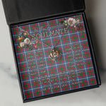 To My Beautiful Soulmate Necklace In Your Eyes I Have Found My Home Clan Dalmahoy Tartan Crown Pendant Necklace
