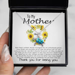 Opal Turtle Necklace - Mom Necklace, To My Mother Necklace Gift For Mom, Mother's Day Necklace From Daughter Son