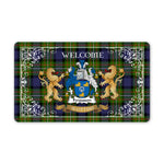 Doormat - Tartan Door Mat The Family Ferguson Welcome Mat, Plaid Doormat Scottish