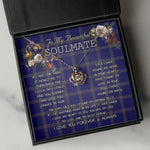 To My Beautiful Soulmate Necklace In Your Eyes I Have Found My Home Clan Crichton Tartan Crown Pendant Necklace