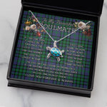Sea Turtle Necklace To My Beautiful Soulmate Necklace In Your Eyes I Have Found My Home Clan Matheson Hunting Tartan Blue Turtle Necklace