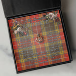 To My Beautiful Soulmate Necklace In Your Eyes I Have Found My Home Clan Buchanan Old Set Weathered Tartan Crown Pendant Necklace