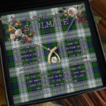To My Beautiful Soulmate Necklace In Your Eyes I Have Found My Home Clan Blackwatch Dress Modern Tartan Wishbone Dancing Necklace