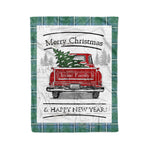 Tartan Blanket Vintage Red Truck with Christmas Tree Family Scottish Clan Irvine plaid blanket, red plaid blanket, buffalo plaid blanket, green plaid blanket, plaid fleece blanket, blue plaid blanket, red tartan blanket, tartan plaid blanket, black and white plaid blanket, , christmas plaid blanket, orange plaid blanket, tartan plaid throw blanket, pink plaid blanket, brown plaid blanket, buffalo check blanket