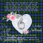 Rising Phoenix Necklace - Valentine Necklace Clan Baird Modern Tartan Gift for Girlfriend, Gift for My Wife Rising Phoenix Necklace