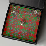 To My Beautiful Soulmate Necklace In Your Eyes I Have Found My Home Clan Peter Tartan Crown Pendant Necklace