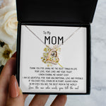 Love Dancing Necklace - Mom Necklace Gift - To My Mom Necklace - Thank You For Giving Me The Best Things In Life