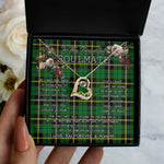 To My Beautiful Soulmate Necklace In Your Eyes I Have Found My Home Clan Wallace Hunting Tartan Forever Love Necklace