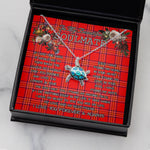 Sea Turtle Necklace To My Beautiful Soulmate Necklace In Your Eyes I Have Found My Home Clan Burnett Modern Tartan Blue Turtle Necklace