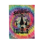 Scotstee Shop - Scotstee Shop Blanket Attack from Saturnus - Funny Alien Tie Dye Hippie Fleece Blanket