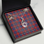 To My Beautiful Soulmate Necklace In Your Eyes I Have Found My Home Clan Haldane Tartan Rising Phoenix Necklace