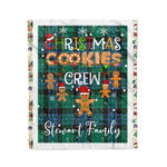 Personalized Gift Tartan Plaid Blanket Clan Stewart Ancient With Christmas Cookie Baking Crew Christmas Gift Blanket, Plaid Blanket, Christmas Fleece Blanket, Christmas Blanket, Tartan Blanket, Scottish Blanket, Scotland Blanket, Family Name Blanket, Custom Blanket, Personalized Blanket