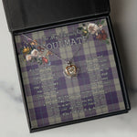 To My Beautiful Soulmate Necklace In Your Eyes I Have Found My Home Clan Cunningham Dress Blue Tartan Crown Pendant Necklace