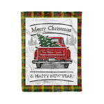 Tartan Blanket Vintage Red Truck with Christmas Tree Family Scottish Clan MacMillan plaid blanket, red plaid blanket, buffalo plaid blanket, green plaid blanket, plaid fleece blanket, blue plaid blanket, red tartan blanket, tartan plaid blanket, black and white plaid blanket, , christmas plaid blanket, orange plaid blanket, tartan plaid throw blanket, pink plaid blanket, brown plaid blanket, buffalo check blanket