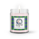 Soy Wax Candle - Buffalo Plaid Candle Clan Badge Armstrong Hunting Tartan Plaid Soy Wax Candle, oil candle, candle handmade, wax candle, soy wax, nature wax, natural soy wax, natural soy candles, natural candle