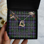 To My Beautiful Soulmate Necklace In Your Eyes I Have Found My Home Clan Galbraith Tartan Forever Love Necklace