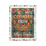 Personalized Gift Tartan Plaid Blanket Clan Wilson With Christmas Cookie Baking Crew Christmas Gift Blanket, Plaid Blanket, Christmas Fleece Blanket, Christmas Blanket, Tartan Blanket, Scottish Blanket, Scotland Blanket, Family Name Blanket, Custom Blanket, Personalized Blanket