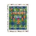 Personalized Gift Tartan Plaid Blanket Clan Johnston Ancient With Christmas Cookie Baking Crew Christmas Gift Blanket, Plaid Blanket, Christmas Fleece Blanket, Christmas Blanket, Tartan Blanket, Scottish Blanket, Scotland Blanket, Family Name Blanket, Custom Blanket, Personalized Blanket