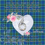 Rising Phoenix Necklace - Valentine Necklace Clan Falconer Tartan Gift for Girlfriend, Gift for My Wife Rising Phoenix Necklace