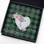 Gift For My Beautiful Girlfriend Necklace Valentine Necklace Clan Spottiswood Tartan Cross Dancing Necklace Scottish Tartan Jewelry