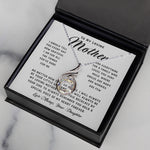 To My Loving Mother Necklace Where Are Smiles Are Many And Worries Are Few Gift For Her Mother's Day Phoenix Rising Necklace