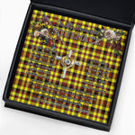 To My Beautiful Soulmate Necklace In Your Eyes I Have Found My Home Clan Jardine Yellow Tartan Cross Dancing Necklace