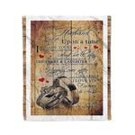 Scotstee Shop - Fleece Blanket - Customized Gift For Family Letter To My Husband Present Fleece Blanket