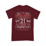 Vintage 21st Birthday 2000 Limited Edition Born In 2000 Gift Birthday Shirt - Scotstee Shop