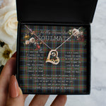 To My Beautiful Soulmate Necklace In Your Eyes I Have Found My Home Clan Denniston Tartan Forever Love Necklace