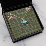 Sea Turtle Necklace To My Beautiful Soulmate Necklace In Your Eyes I Have Found My Home Clan Chisholm Hunting Tartan Blue Turtle Necklace