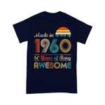 Vintage Made In 1960 Birthday Gifts 61st Birthday Shirt 61 Years Old Birthday Gifts Birthday Shirt - Scotstee Shop