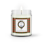 Soy Wax Candle - Buffalo Plaid Candle Clan Crest Badge Cheyne Tartan Plaid Soy Wax Candle, oil candle, candle handmade, wax candle, soy wax, nature wax, natural soy wax, natural soy candles, natural candle
