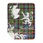 Sherpa Blanket - Tartan Blanket Thistle and Lion Scottish Clan Norvel Plaid Blanket, plaid sherpa blanket queen,purple sherpa blanket,queen sherpa blanket,queen size sherpa blanket,red sherpa blanket,scottish tartan blankets,sherpa blanket,sherpa christmas blanket