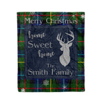 Scotstee Shop Tartan Plaid Christmas Fleece Blankets Clan Smith Modern Plaid Blanket