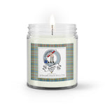 Soy Wax Candle - Buffalo Plaid Candle Clan Badge Balfour Tartan Plaid Soy Wax Candle, oil candle, candle handmade, wax candle, soy wax, nature wax, natural soy wax, natural soy candles, natural candle