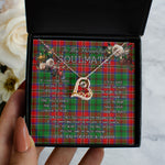 To My Beautiful Soulmate Necklace In Your Eyes I Have Found My Home Clan MacCulloch Tartan Forever Love Necklace