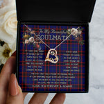 To My Beautiful Soulmate Necklace In Your Eyes I Have Found My Home Clan Wedderburn Tartan Forever Love Necklace