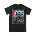 8th Grade Tiedy Colourful Class Of 2025 Eighth Grade Back To School Shirt Back To School Gift - Scotstee Shop