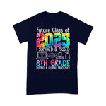 8th Grade Tiedy Colourful Class Of 2025 Eighth Grade Back To School Shirt Back To School Gift - Scotstee Shop