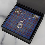 To My Beautiful Soulmate Necklace In Your Eyes I Have Found My Home Clan Elliot Tartan Rising Phoenix Necklace