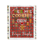 Products Personalized Gift Tartan Plaid Blanket Clan Fraser Weathered With Christmas Cookie Baking Crew Christmas Gift Blanket, Plaid Blanket, Christmas Fleece Blanket, Christmas Blanket, Tartan Blanket, Scottish Blanket, Scotland Blanket, Family Name Blanket, Custom Blanket, Personalized Blanket