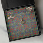 To My Beautiful Soulmate Necklace In Your Eyes I Have Found My Home Clan Shaw Green Modern Tartan Crown Pendant Necklace